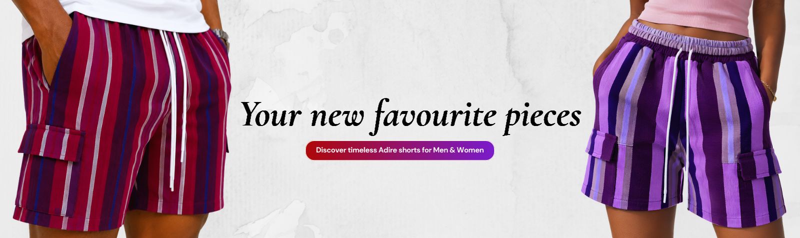 Your new favourite pieces: timeless adire shorts for men and women