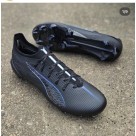 Unisex League Football Boots Firm Ground Sneaker Navy Blue