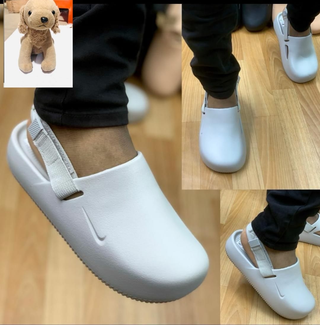 Casual Crocs Slip Ons- White