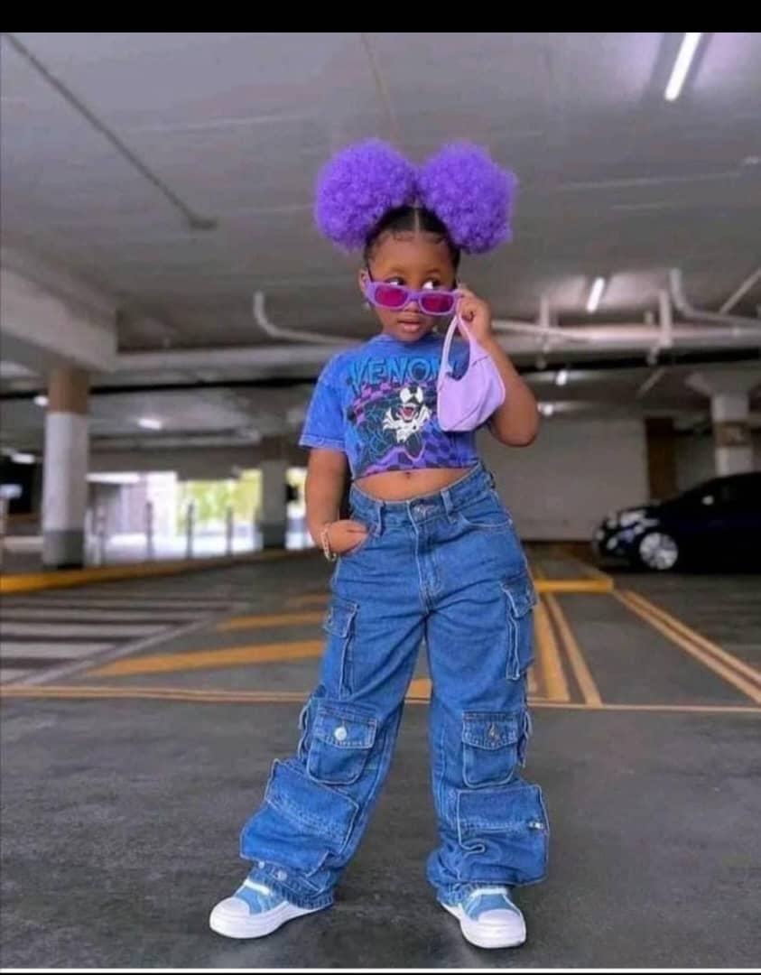 Blue Denim Outfit for Kids