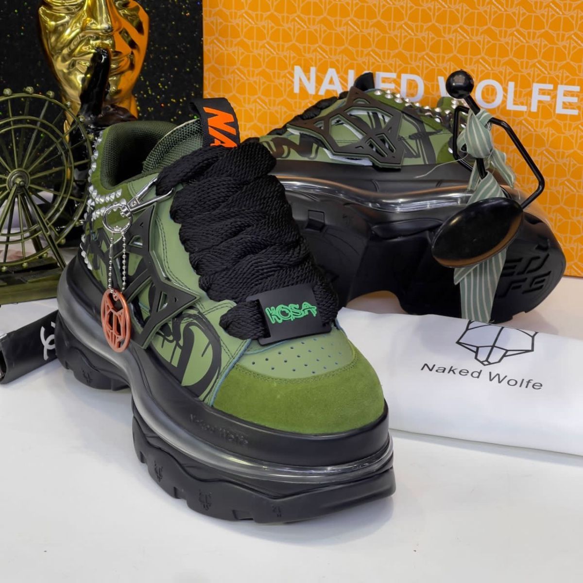 Naked Wolfe Lace Up Sneakers