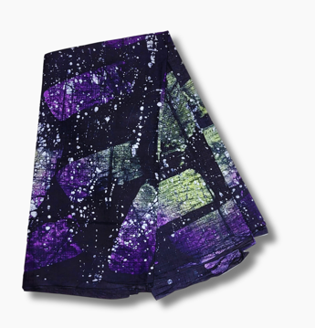 Deep Purple Hig Quality Adire Soft Cotton Fabric