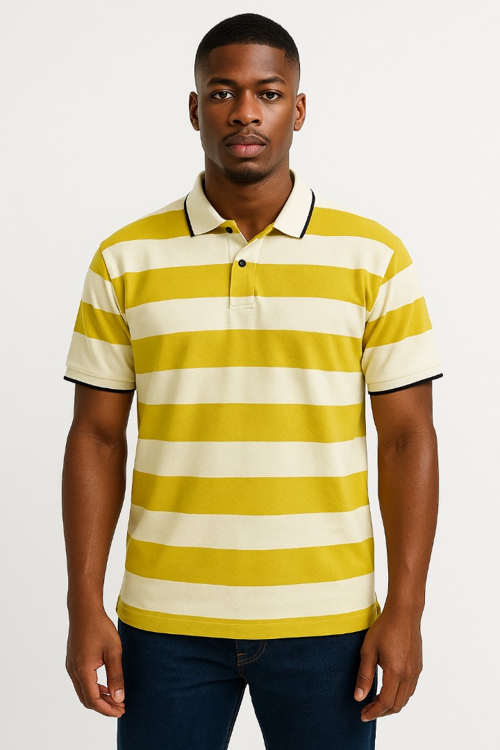 Fashionable Collar-Neck T-shirt