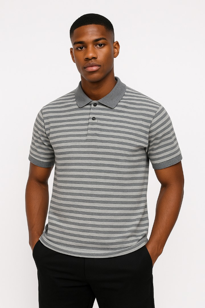 Fashionable Collar-Neck T-shirt