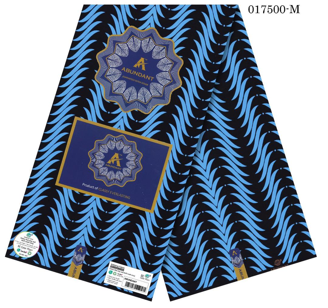 Blue Sophisticated Ankara Fabric