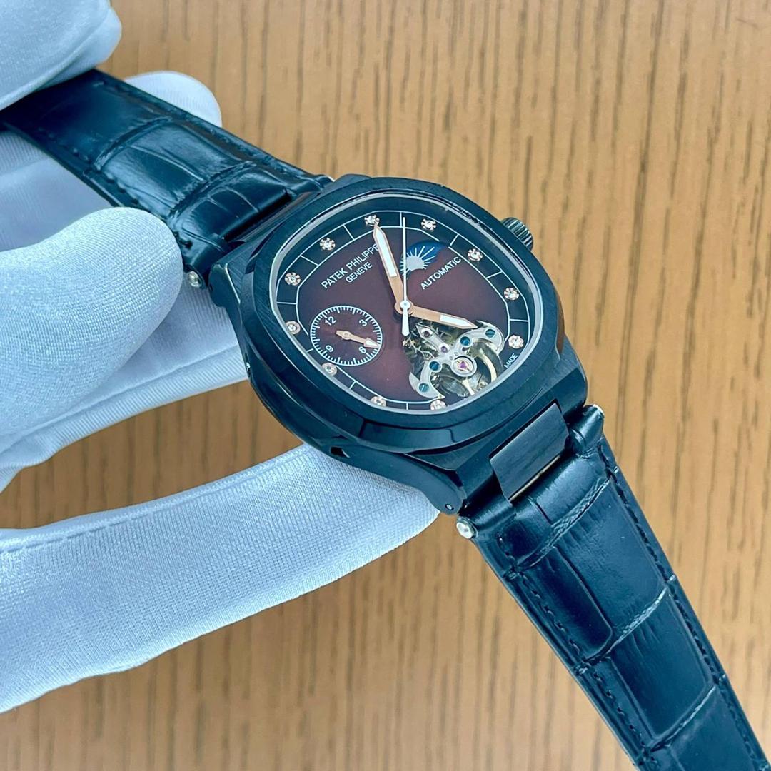 Men's Fashion Patek Philippe Watch- Black