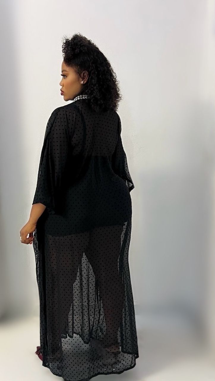 Black Chiffon Dress