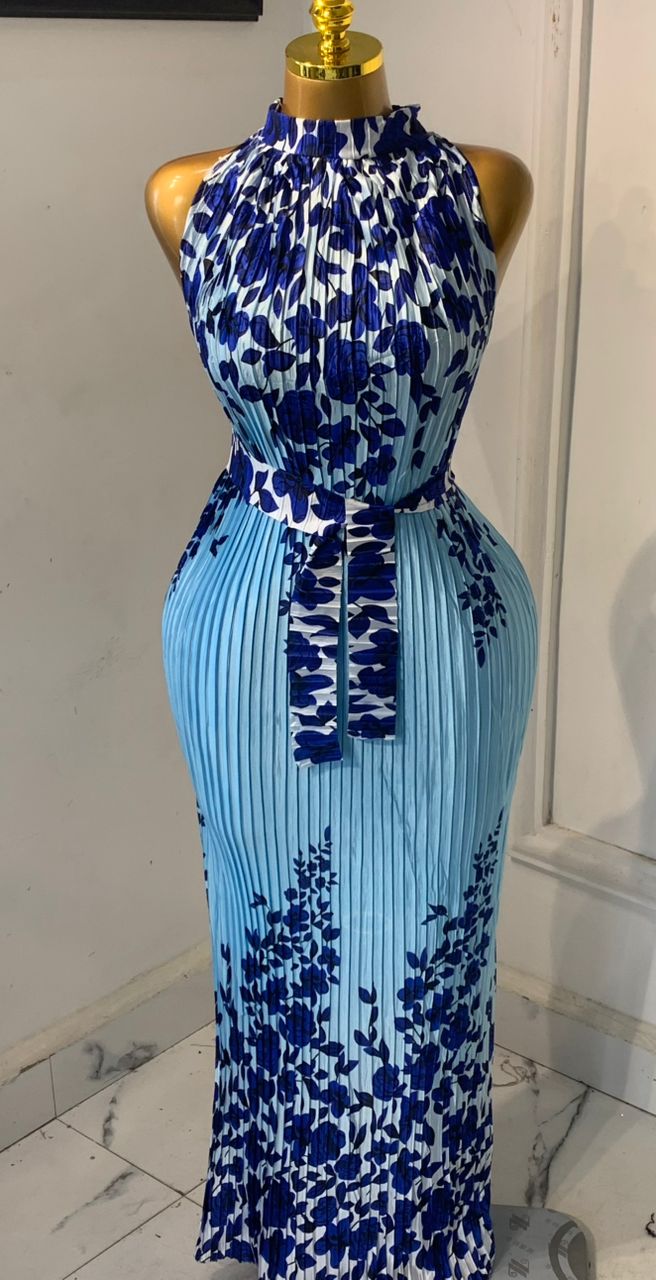 Colorful Sunray Maxi Dress