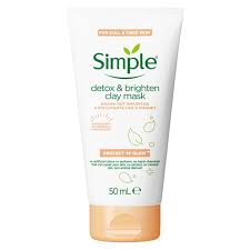 Simple Detox and Brighten Clay Mask 50ml