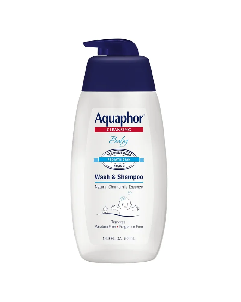 Aquaphor Baby Wash & Shampoo, 2-in-1 Gentle Cleanser (500ml)