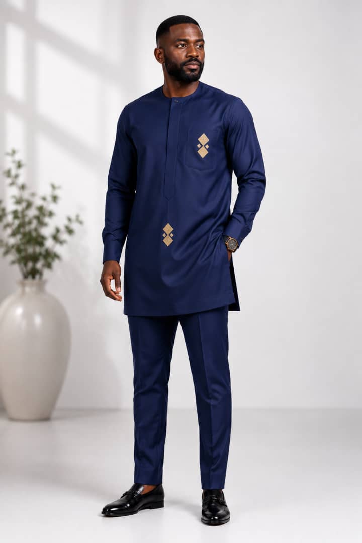 Regal Navy Blue Men's 2 piece Senator Set