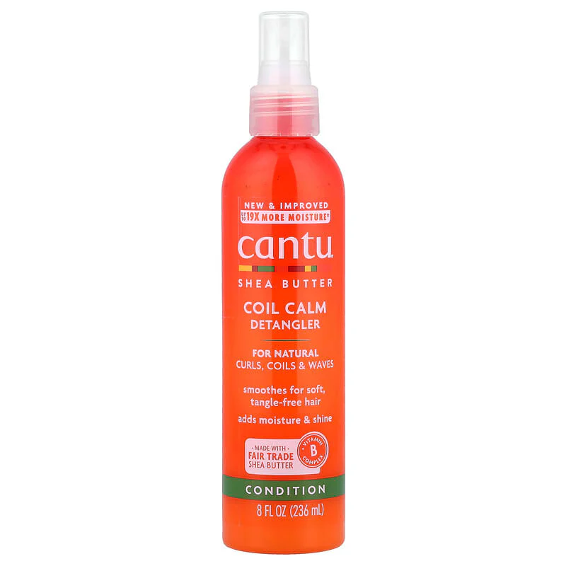 Cantu Shea Butter for Natural Hair Coil Calm Detangler-80oz