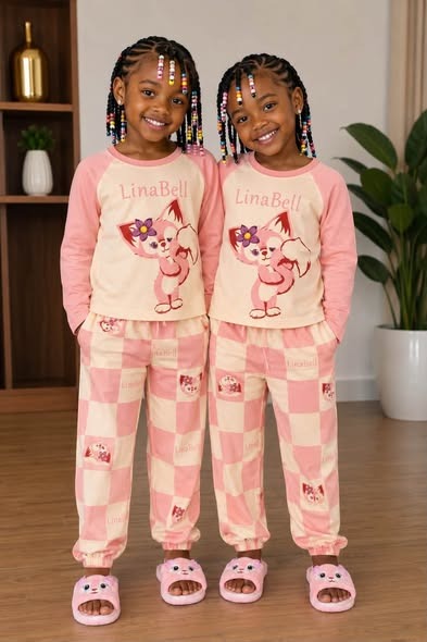 Kid's Round Neck Sleepwear Set