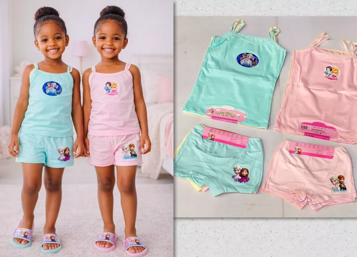 Quality Spandex 2pc Kids Loungewear