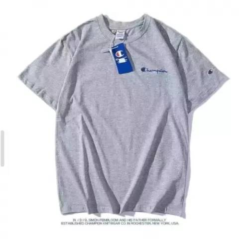 Men's Casual Champion T-shirt- Grey