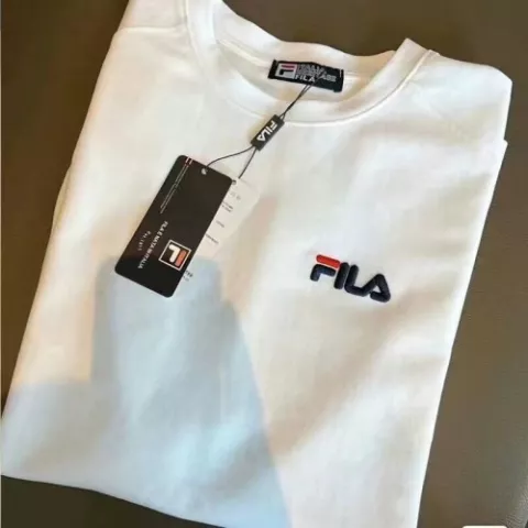 Men's Casual Fila t-shirt- White