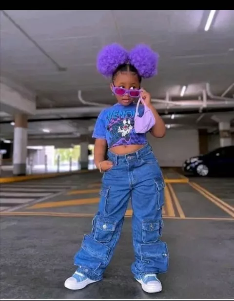 Blue Denim Outfit for Kids