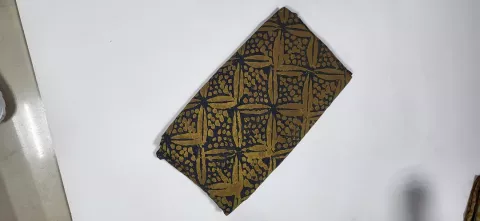 Adire Crepe Fabric 25- Yellow