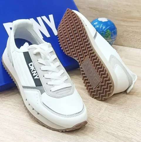 DKNY All White Sneakers