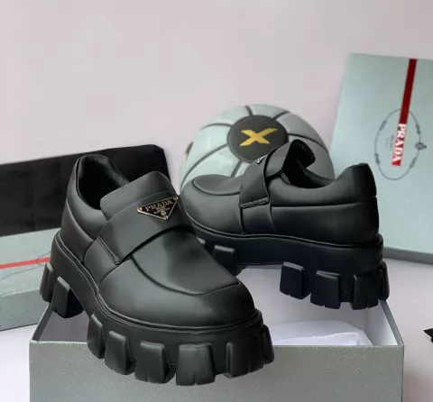 Prada Slip On Leather Shoe