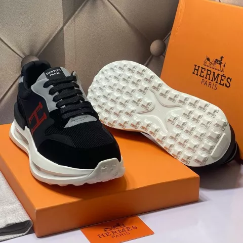 Hermes Lace up Formal Sneakers