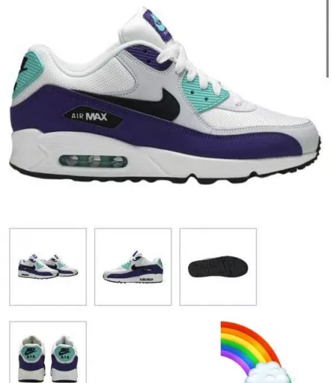 Nike Air Max Multi Colored Lace Up Sneakers