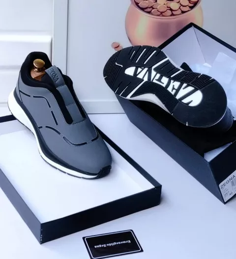 Ermenegildo Zegna Gray Sneakers