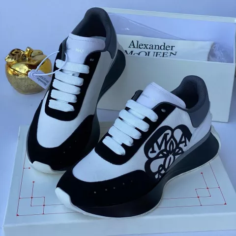 Alexandra McQueen Lace Up Sneakers