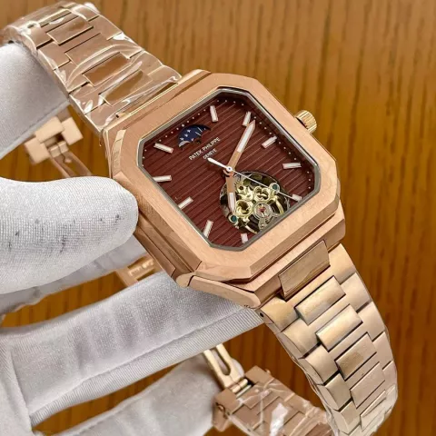 Men's Fashion Patek Philippe Watch- Red Dial