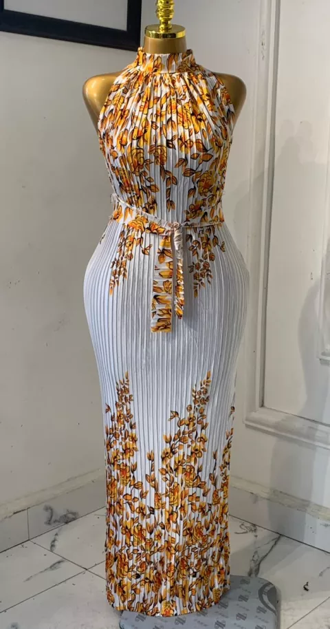 Colorful Sunray Maxi Dress