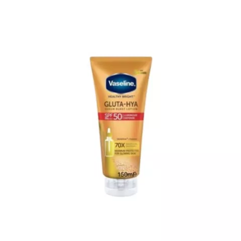 Vaseline Gluta-Hya Serum Burst Lotion SPF50 PA+++ Luminous Defense 150ml