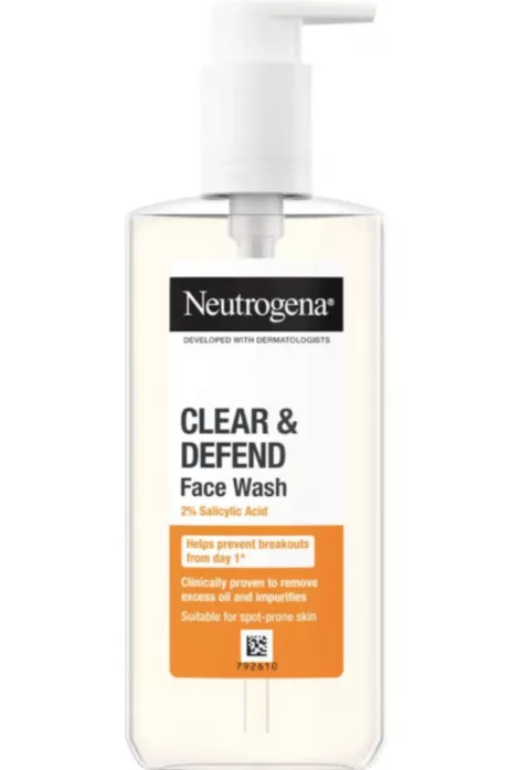 Neutrogena Clear and Defend Face Wash