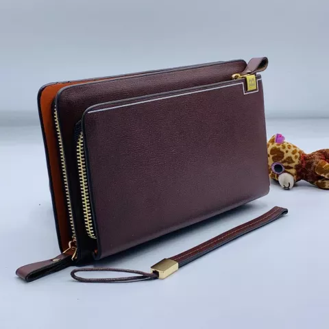 Men's Casual Double Compartment Hand Wallet