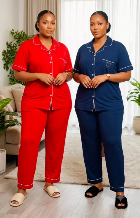 Unisex Long Sleeve Sleepwear Set