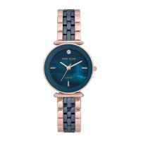 Anne Klien Luxury Ladies Casual Wristwatch-Navy blue