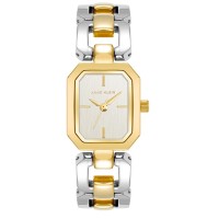 Anne Klien Ladies Fashionable Bracelet Wristwatch- Silver/gold