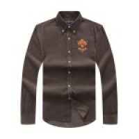 Brown Badged RLP Shirt