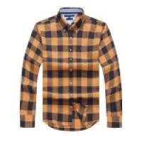 Check Brown Long Sleeve Tommy Hilfiger Shirt