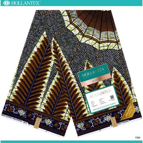 Hollantex Ankara Fabric- Brown/Green