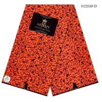 Orange Print DE MAJESTY Fabric