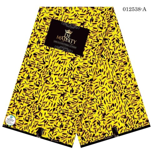 Yellow Print DE MAJESTY Fabric