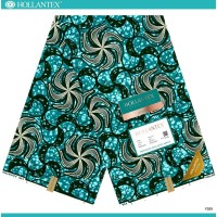 Hollantex Ankara Fabric- Teal Green