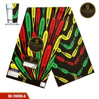 African Vibes Executive Print Red Yellow Green Design