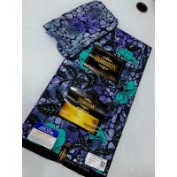 Horizon D'Afrique Blue Ankara - 6 Yards