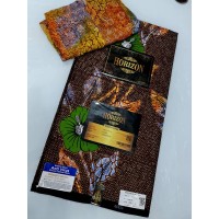 Horizon D'Afrique Brown Flowery African Prints - 6 Yards