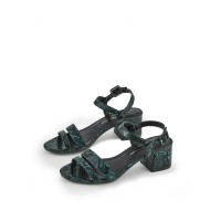 Dorothy Perkins Green Low Heels Sandals