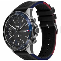 Black & Blue Rubber Strap Tommy Hilfiger Watch