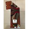 African Print High Target Fabric - Brown Pattern