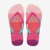 HAVAIANAS TOP LOGOMANIA MULTICOLOR - GRADIENT PINK GUM
