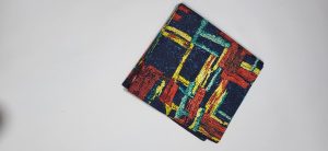 Segi Holland Pure Cotton Ankara fabric 38- Blue/Yellow